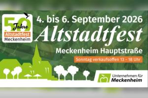 Plakat Altstadtfest Meckenheim