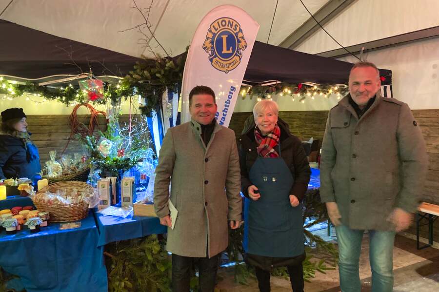 Bürgermeister am Lionsstand