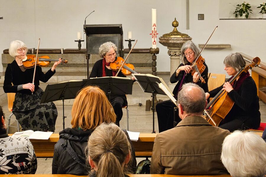 Felicitas-Quartett beim Spiel