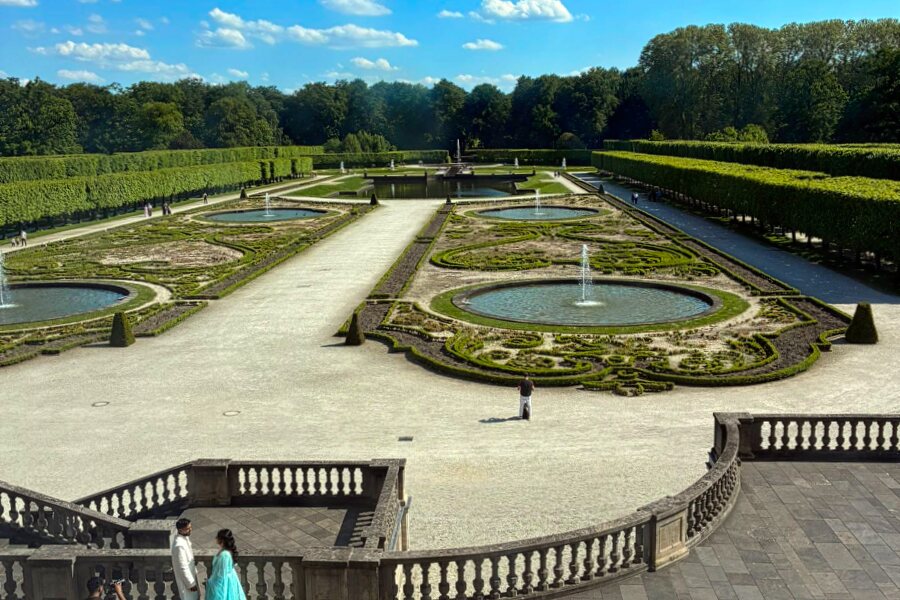 Schlosspark im Rokokostil