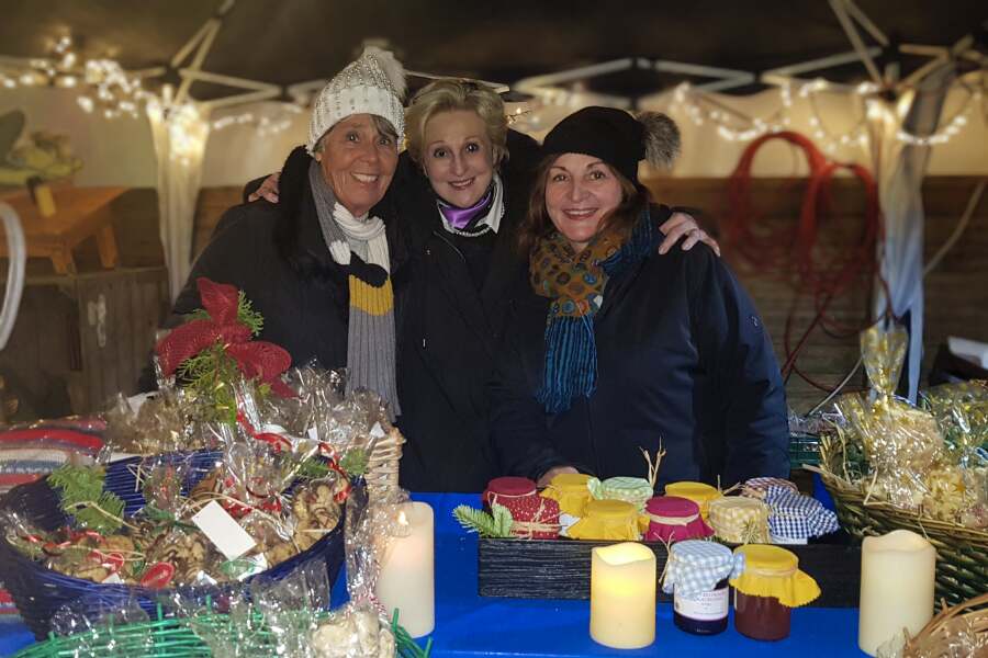 Frauenpower am Stand