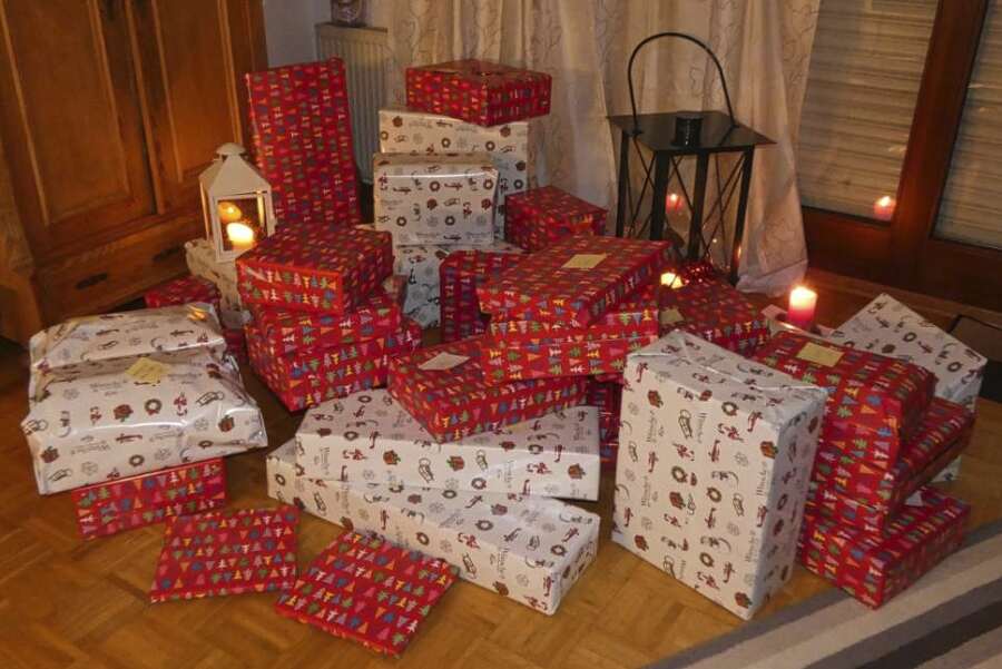 verpackte Geschenke